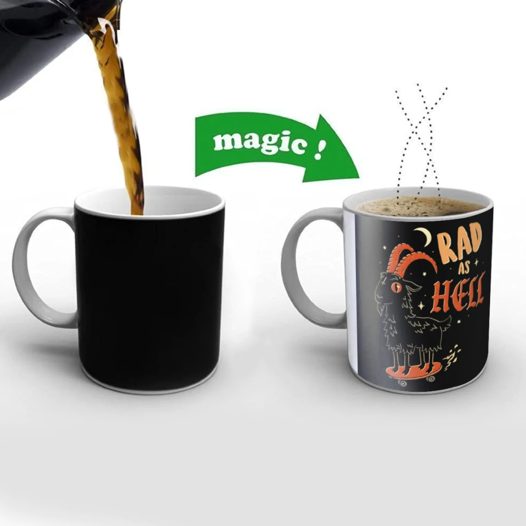 Rad As Hell Creativity Change Color Chang mug Ceramic mug Hot Coffee Cup Breakfast Cup Mug Friend Gift
Rad As Hell Creativity Change Color Chang mug Ceramic mug Hot Coffee Cup Breakfast Cup Mug Friend Gift