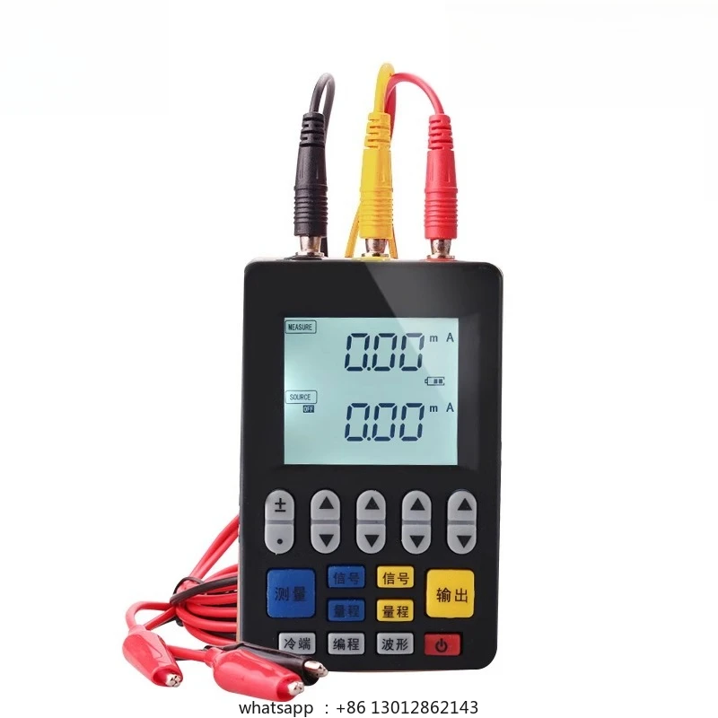 Ручной генератор сигналов с сопротивлением напряжению пассивного тока 4–20 мА Pt100
Ручной генератор сигналов с сопротивлением напряжению пассивного тока 4–20 мА Pt100