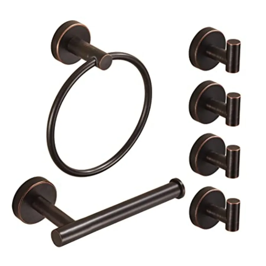 Bronze Toilet Paper Holder Towel Holder Towel Hooks, Tet Paper Roll Holder Towel Ring Bathroom Hardware Set, Wall Mounted Rusti
Bronze Toilet Paper Holder Towel Holder Towel Hooks, Tet Paper Roll Holder Towel Ring Bathroom Hardware Set, Wall Mounted Rusti