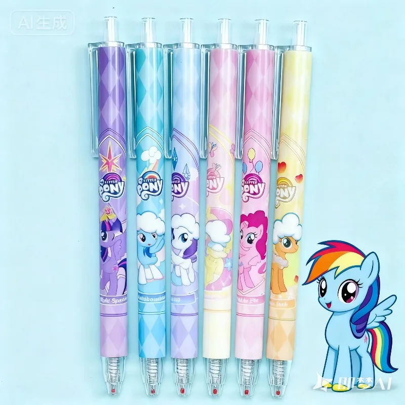 6pcs My Magical Little Ponys Neutral Pen Signature Pen Carbon Pen Stationery Student 0.5Mm Black Cartoon Birthday Girls Gift
6pcs My Magical Little Ponys Neutral Pen Signature Pen Carbon Pen Stationery Student 0.5Mm Black Cartoon Birthday Girls Gift