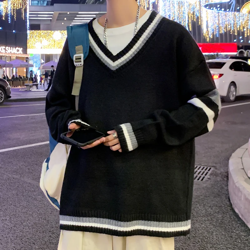 Soft Men Women Warm Knit Pullover Tops Causal V Neck Solid Jacket Sweatshirt Long Sleeve Shirt Coat Couple Autumn Winter Sweater
Soft Men Women Warm Knit Pullover Tops Causal V Neck Solid Jacket Sweatshirt Long Sleeve Shirt Coat Couple Autumn Winter Sweater