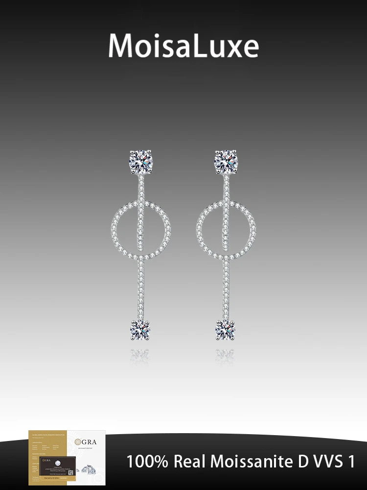 Официальный магазин MoisaLuxe GRA Moissanite Plata, серьги-гвоздики из стерлингового серебра 925 пробы, длинные женские серьги премиум-класса с разрезом
Официальный магазин MoisaLuxe GRA Moissanite Plata, серьги-гвоздики из стерлингового серебра 925 пробы, длинные женские серьги премиум-класса с разрезом