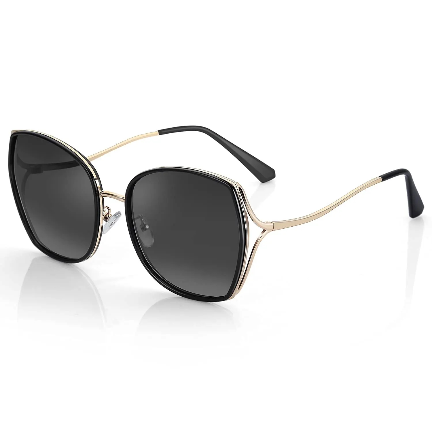 ZENOTTIC Polarized Sunglasses for Women Cateye Oversized Vintage Metal Frame Gradient Lens Sun Glasses UV400 Protection
ZENOTTIC Polarized Sunglasses for Women Cateye Oversized Vintage Metal Frame Gradient Lens Sun Glasses UV400 Protection