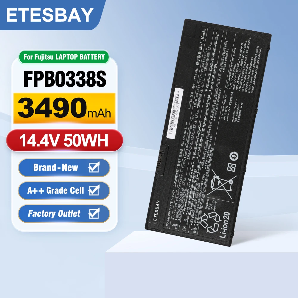 FPB0338S FPCBP529 FPCBP531 FMVNBP247 FMVNBP248 Laptop Battery For Fujitsu LifeBook T937 T938 T939 E548 E549 E558 E559 U747 U748
FPB0338S FPCBP529 FPCBP531 FMVNBP247 FMVNBP248 Laptop Battery For Fujitsu LifeBook T937 T938 T939 E548 E549 E558 E559 U747 U748