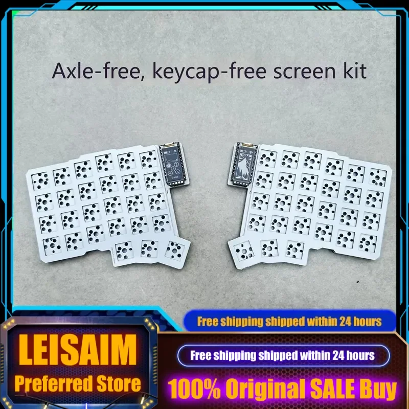 Silakka54 Custom Split Keyboard Kit Ergonomic Mechanical Keyboard Accessories Vial/QMK Wired for Left-Right Handed Gamers
Silakka54 Custom Split Keyboard Kit Ergonomic Mechanical Keyboard Accessories Vial/QMK Wired for Left-Right Handed Gamers