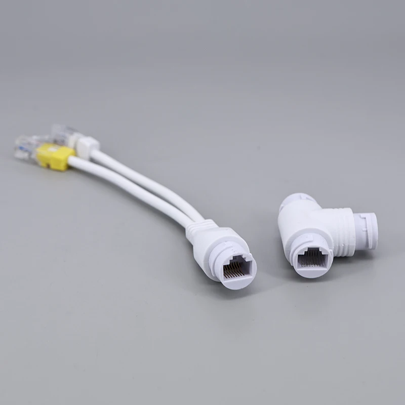 2 In 1 POE Splitter POE Adapter Cable Three-Way RJ45 Head CCTV Accessories For IP Security Camera System
2 In 1 POE Splitter POE Adapter Cable Three-Way RJ45 Head CCTV Accessories For IP Security Camera System
