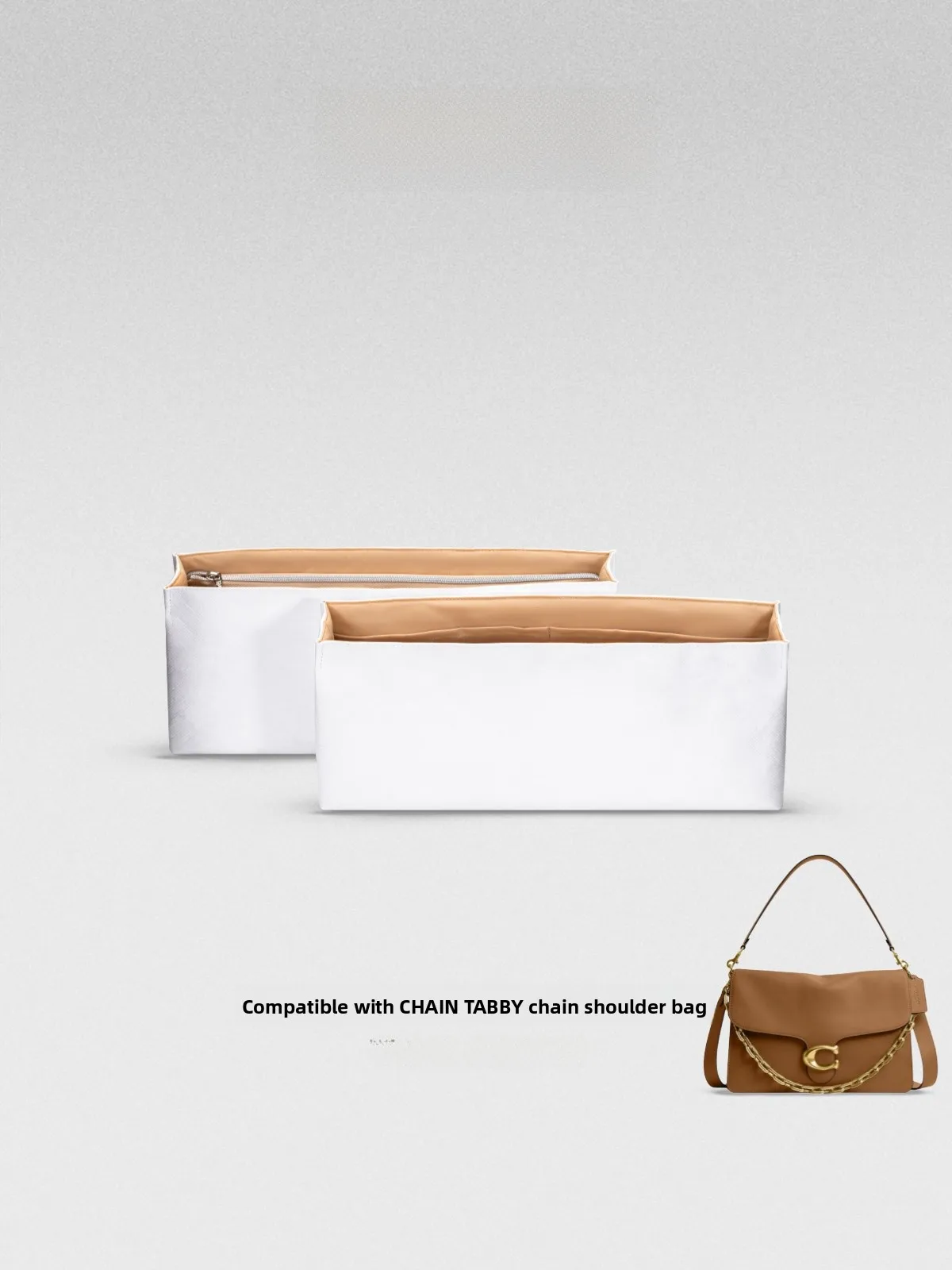 Chain Tabby Single Shoulder Bag with Dupont Paper Inner Storage Bag Pure Color Cubic Structure for All Gender
Chain Tabby Single Shoulder Bag with Dupont Paper Inner Storage Bag Pure Color Cubic Structure for All Gender