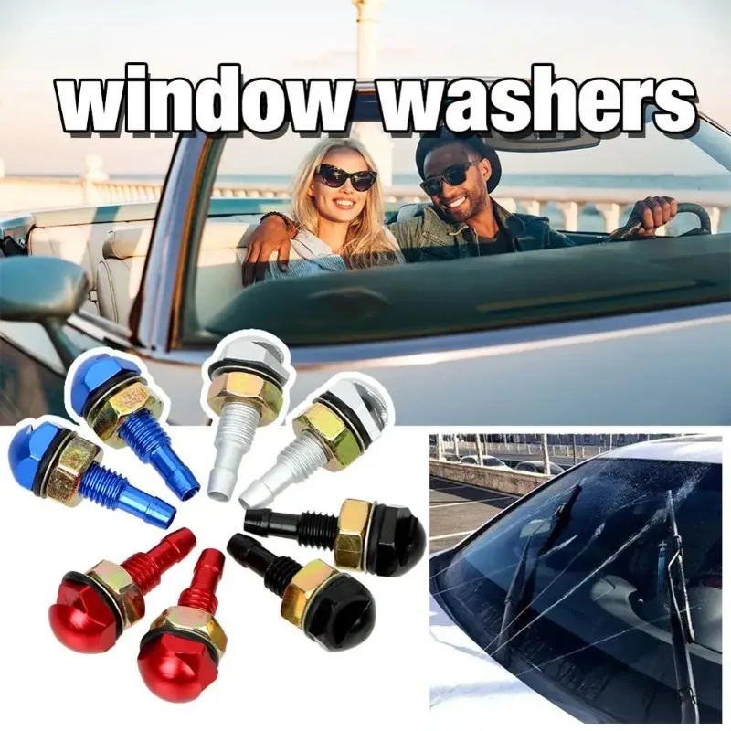 1PAIR Fan-Shaped Car Cleaning Universal Washer Bonnet Front Windshield Water Sprayer Auto Wiper Jet Nozzle
1PAIR Fan-Shaped Car Cleaning Universal Washer Bonnet Front Windshield Water Sprayer Auto Wiper Jet Nozzle