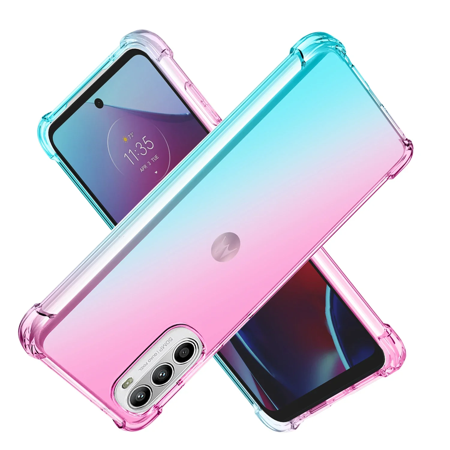 Clear Cute Gradient Case for Moto G52 G22 G51 G50 G71 G200 G20 G30 G60 G60S G41 Slim Anti Scratch Flexible TPU Shockproof Cover
Clear Cute Gradient Case for Moto G52 G22 G51 G50 G71 G200 G20 G30 G60 G60S G41 Slim Anti Scratch Flexible TPU Shockproof Cover