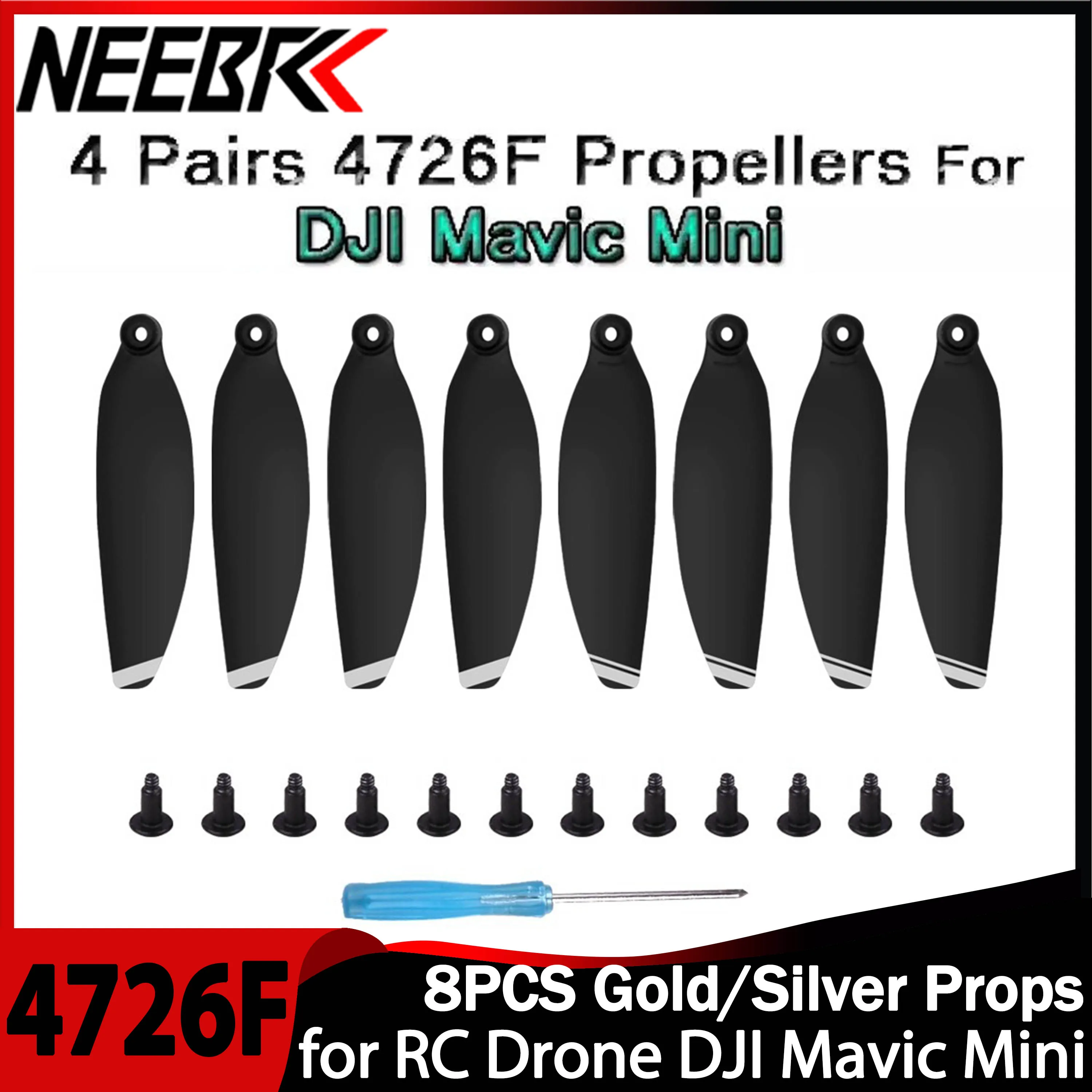 8pcs 4726F Low Noise Quick Release Propeller for DJI Mavic Mini Drone Accessories Replacement Blade Wing Fans Props Spare Parts
8pcs 4726F Low Noise Quick Release Propeller for DJI Mavic Mini Drone Accessories Replacement Blade Wing Fans Props Spare Parts