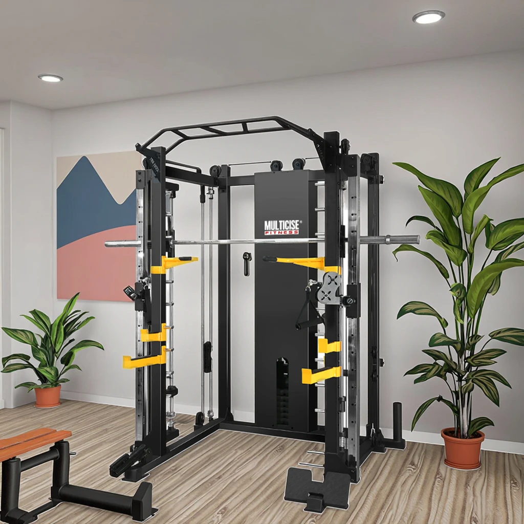 Home Multi-Functional Smith Machine Adjustable Cable Station with Cable Crossover Iron Material
Home Multi-Functional Smith Machine Adjustable Cable Station with Cable Crossover Iron Material
