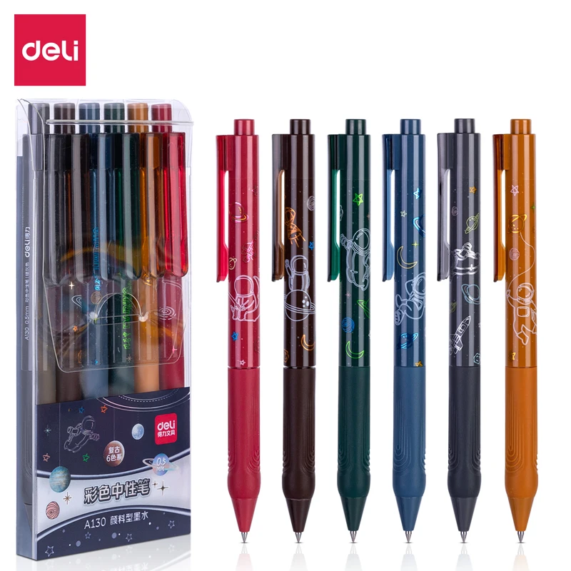 6 Pens 0.5mm Color Gel Pen 6 Different Ink Colors Special Pen For Drawing Marking And Graffiti Study Office Stationery DIY Pen
6 Pens 0.5mm Color Gel Pen 6 Different Ink Colors Special Pen For Drawing Marking And Graffiti Study Office Stationery DIY Pen