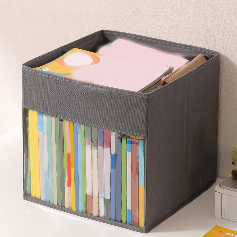 Durable Non-woven Fabric Book Storage Bag Visible Foldable Toy Organizer Dustproof Large Capacity Comic Book Bag for Home
Durable Non-woven Fabric Book Storage Bag Visible Foldable Toy Organizer Dustproof Large Capacity Comic Book Bag for Home