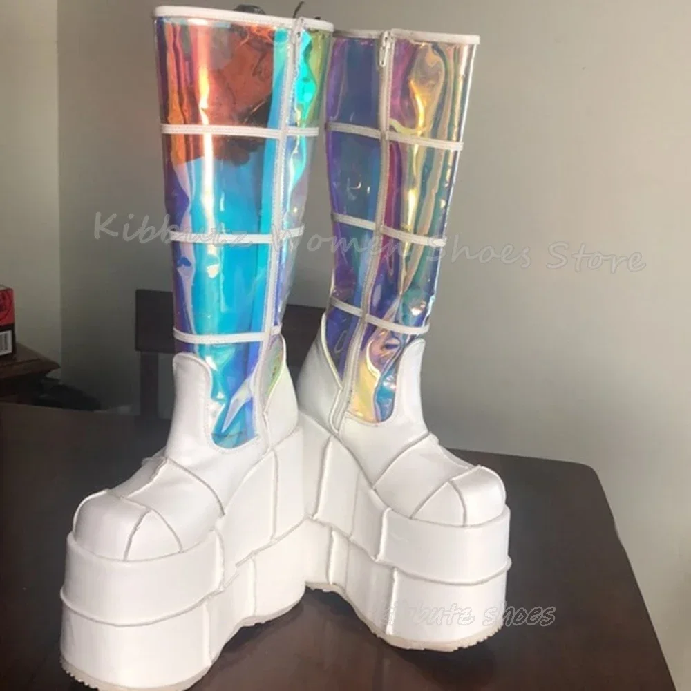 Laser Super High Boots Knee High Novelty Sexy Fashion Hot Girls Pubs Party Women Shoes Round Toe Leather Slip-On Customize Color
Laser Super High Boots Knee High Novelty Sexy Fashion Hot Girls Pubs Party Women Shoes Round Toe Leather Slip-On Customize Color