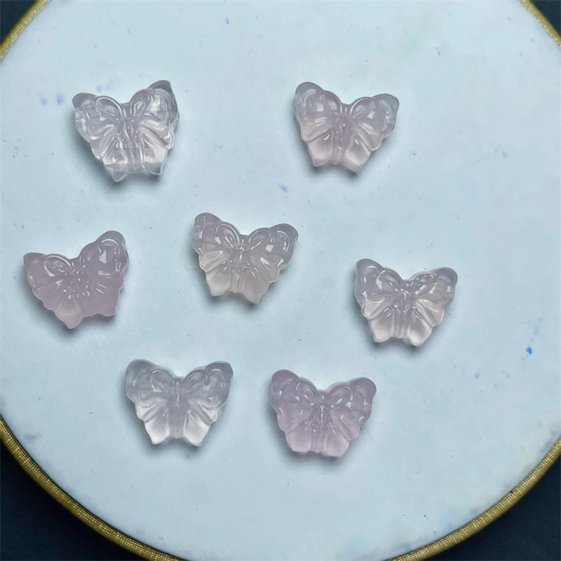 5PCS Natural Rose Quartz Butterfly Pendant DIY Necklace Lucky Classic Charms For Jewelry Women Gift 17X13MM
5PCS Natural Rose Quartz Butterfly Pendant DIY Necklace Lucky Classic Charms For Jewelry Women Gift 17X13MM