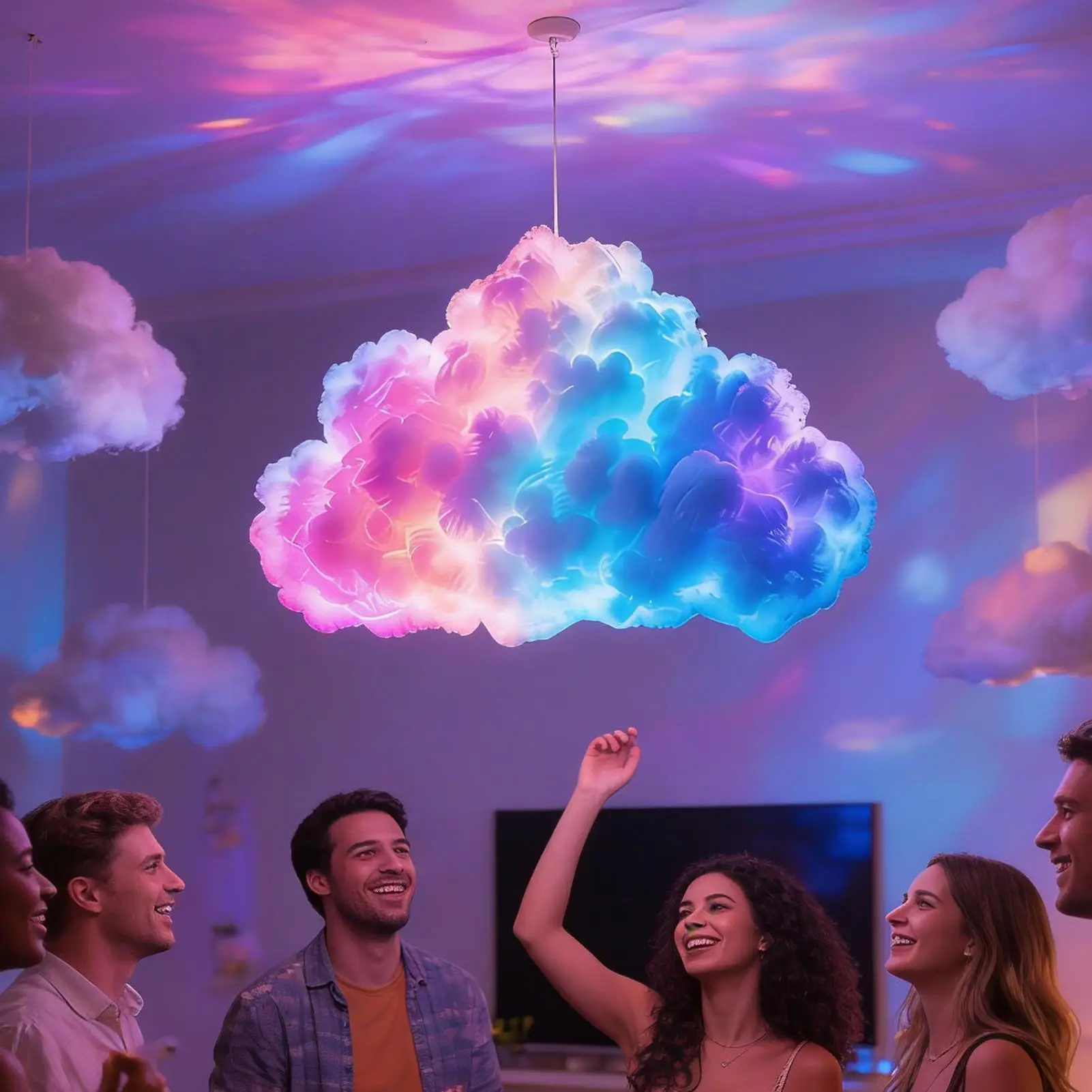 Облачные светильники для спальни, настенное RGB-подсветка с питанием от USB, USB-облачная лампа для дома, спальни, гостиной, кабинета, игровой комнаты
Облачные светильники для спальни, настенное RGB-подсветка с питанием от USB, USB-облачная лампа для дома, спальни, гостиной, кабинета, игровой комнаты