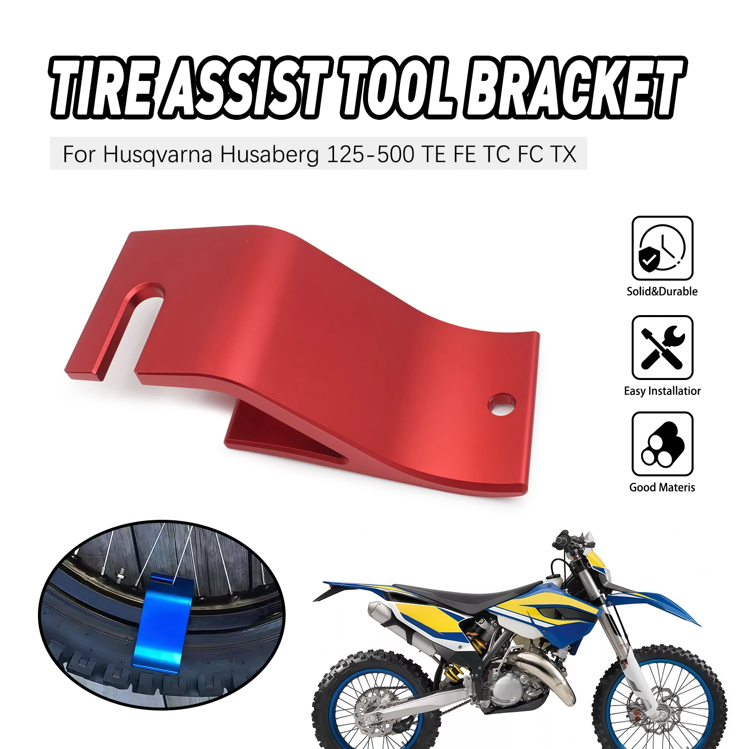 Motocross Universal CNC Tire Tool Lever Spoon Axle Wrench Tire Change For Husqvarna Honda Suzuki Kawasaki Yamaha SHERCO Beta
Motocross Universal CNC Tire Tool Lever Spoon Axle Wrench Tire Change For Husqvarna Honda Suzuki Kawasaki Yamaha SHERCO Beta