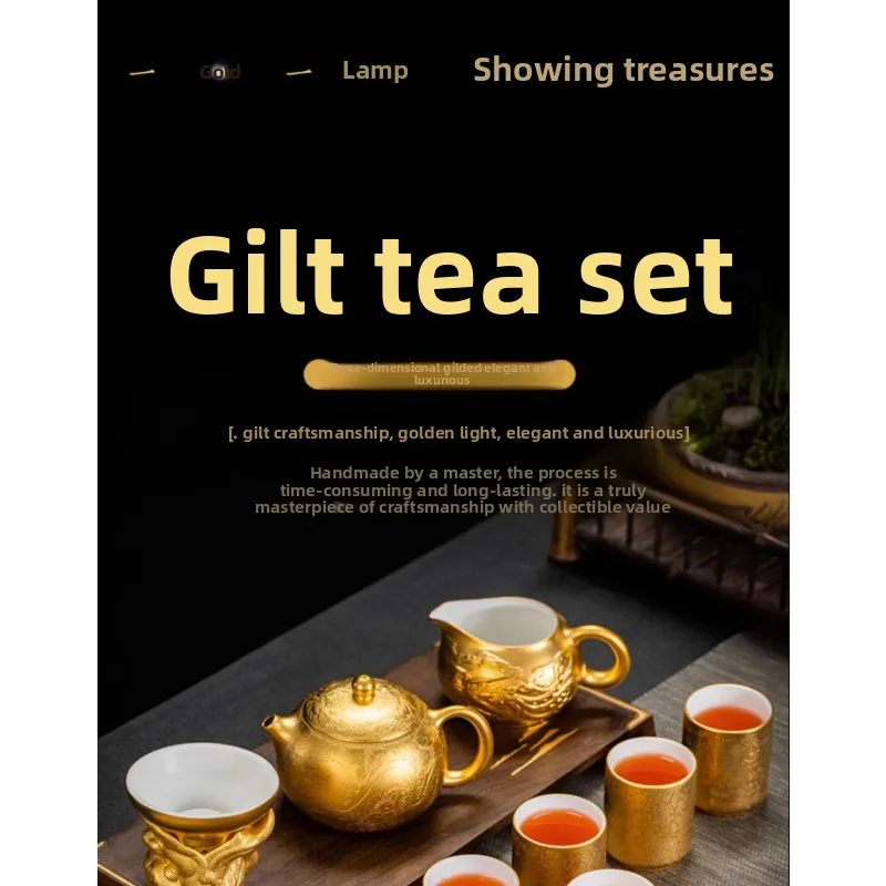 Master pure hand-painted gilt tea set, high-end gift box, Mid-Autumn Festival and National Day gift box for boys
Master pure hand-painted gilt tea set, high-end gift box, Mid-Autumn Festival and National Day gift box for boys