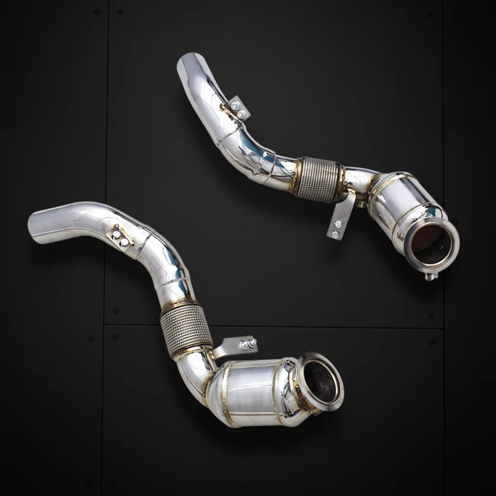 Custom Engine Turbos Catted Downpipe For BMW 650/650i F06/F12/F13 4.0T 2011-2017 Performance High Flow SUS304 Exhaust System
Custom Engine Turbos Catted Downpipe For BMW 650/650i F06/F12/F13 4.0T 2011-2017 Performance High Flow SUS304 Exhaust System