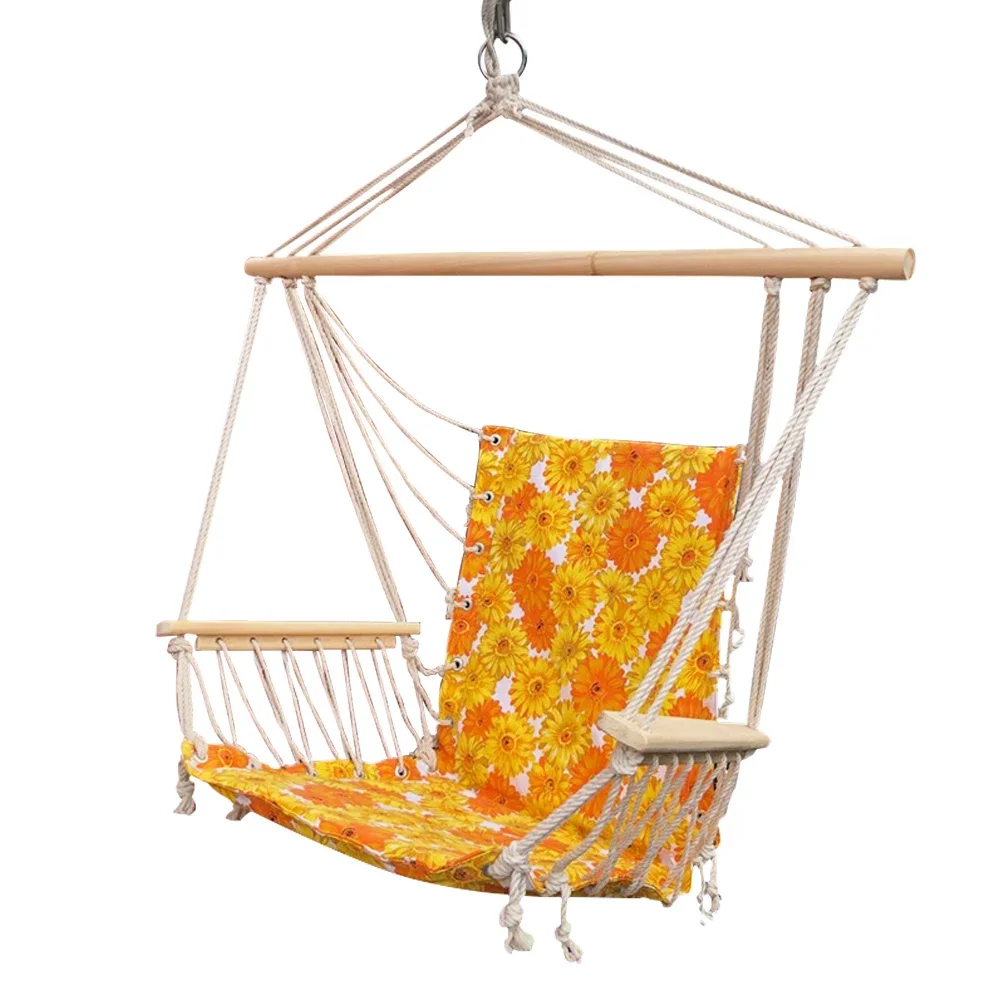 Swing Seat armrest Indoor and Outdoor Superior Comfort Durability Fabric Color customized Swing Hammock Chair
Swing Seat armrest Indoor and Outdoor Superior Comfort Durability Fabric Color customized Swing Hammock Chair