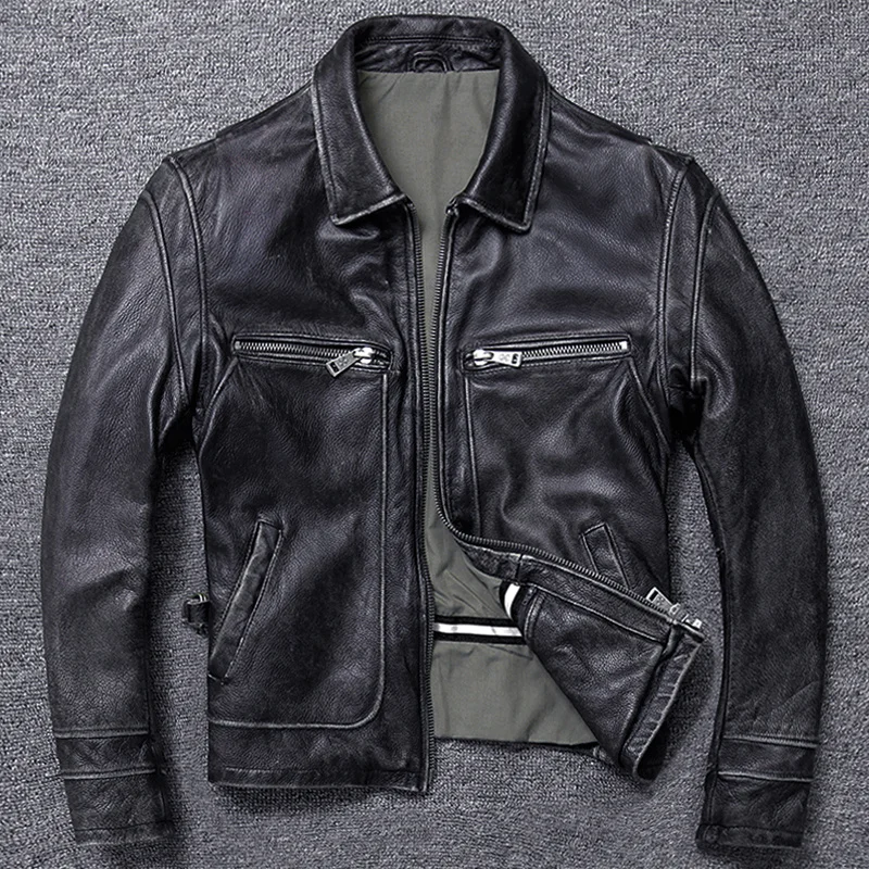 Brand Free new shipping.Dermis men cowhide coat.Natural quality men's genuine Leather jacket.бычина vintage leather clothes
Brand Free new shipping.Dermis men cowhide coat.Natural quality men's genuine Leather jacket.бычина vintage leather clothes