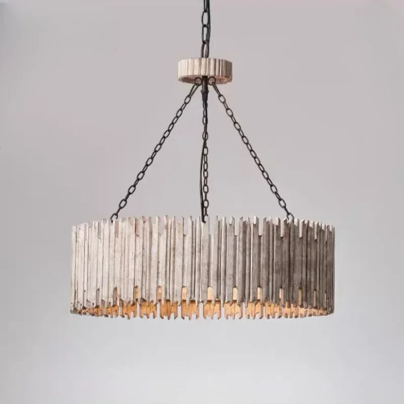 GHEUVNJ American retro industrial style wooden pendant lights, personalized living room lights, dining room lights, homestay de
GHEUVNJ American retro industrial style wooden pendant lights, personalized living room lights, dining room lights, homestay de