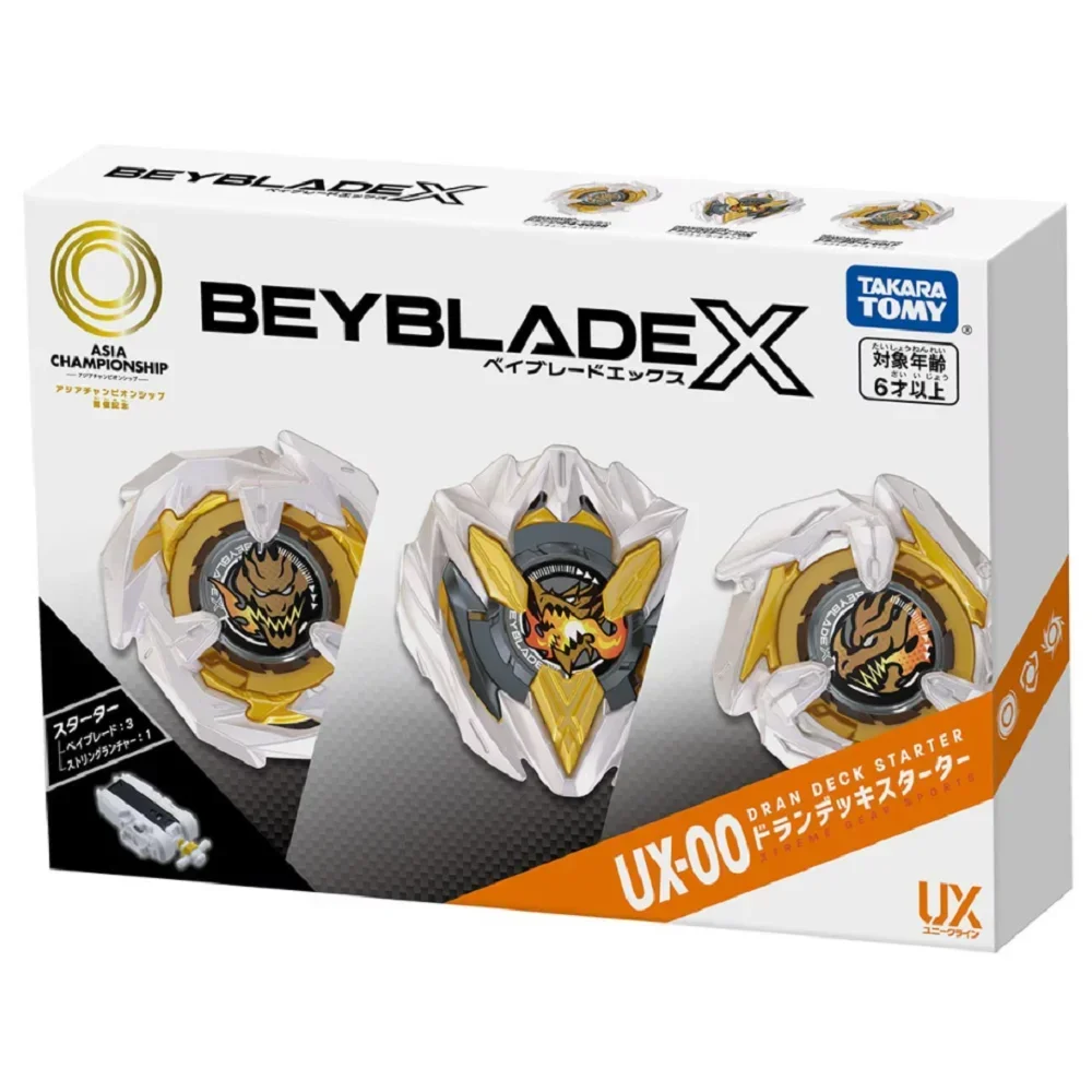 Original Takara Tomy Beyx UX-00 Startup Celebrating Asian Championships Dolan Deck Starter
Original Takara Tomy Beyx UX-00 Startup Celebrating Asian Championships Dolan Deck Starter