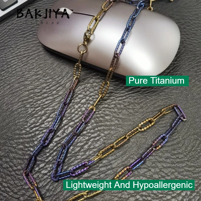 Новое ожерелье из чистого титана, плоская длинная цепь-колье 5,3 мм, в стиле хип-хоп, индустриальный стиль, легкое, нержавеющее, гипоаллергенное, ювелирные изделия, подарки
Новое ожерелье из чистого титана, плоская длинная цепь-колье 5,3 мм, в стиле хип-хоп, индустриальный стиль, легкое, нержавеющее, гипоаллергенное, ювелирные изделия, подарки