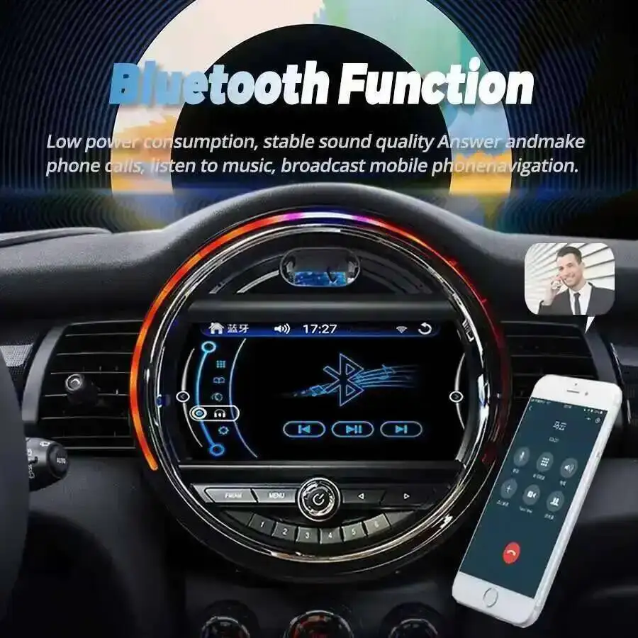 9-дюймовый Android-автомагнитола с GPS, мультимедийный плеер, стереосистема, CarPlay, навигация для BMW Mini One 2017 F55, Cooper F56, Clubman F54 2015-2020
9-дюймовый Android-автомагнитола с GPS, мультимедийный плеер, стереосистема, CarPlay, навигация для BMW Mini One 2017 F55, Cooper F56, Clubman F54 2015-2020