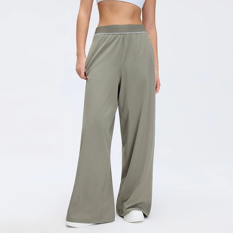 Women's Casual Straight Pants, High Waist Draped Wide Leg Pants, Comfortable Slim Fit Sports Trousers for Fitness
Women's Casual Straight Pants, High Waist Draped Wide Leg Pants, Comfortable Slim Fit Sports Trousers for Fitness