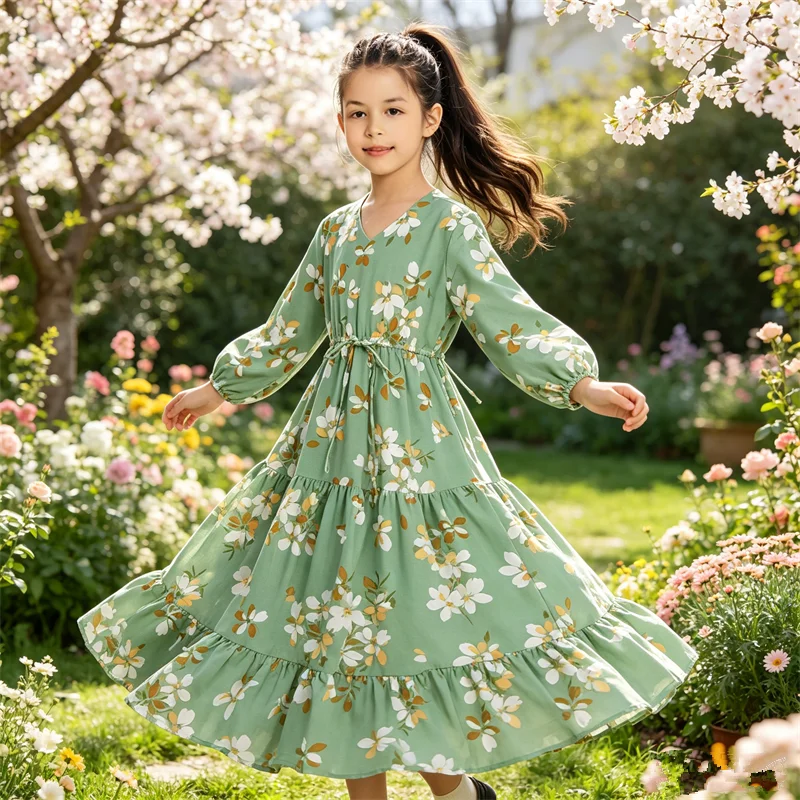 Arab Children Girls Abaya Dubai Kaftan Maxi Muslim Dress Turkish Kids Islamic Clothing Floral Caftan Robe Eid Ramadan Jalabiya
Arab Children Girls Abaya Dubai Kaftan Maxi Muslim Dress Turkish Kids Islamic Clothing Floral Caftan Robe Eid Ramadan Jalabiya