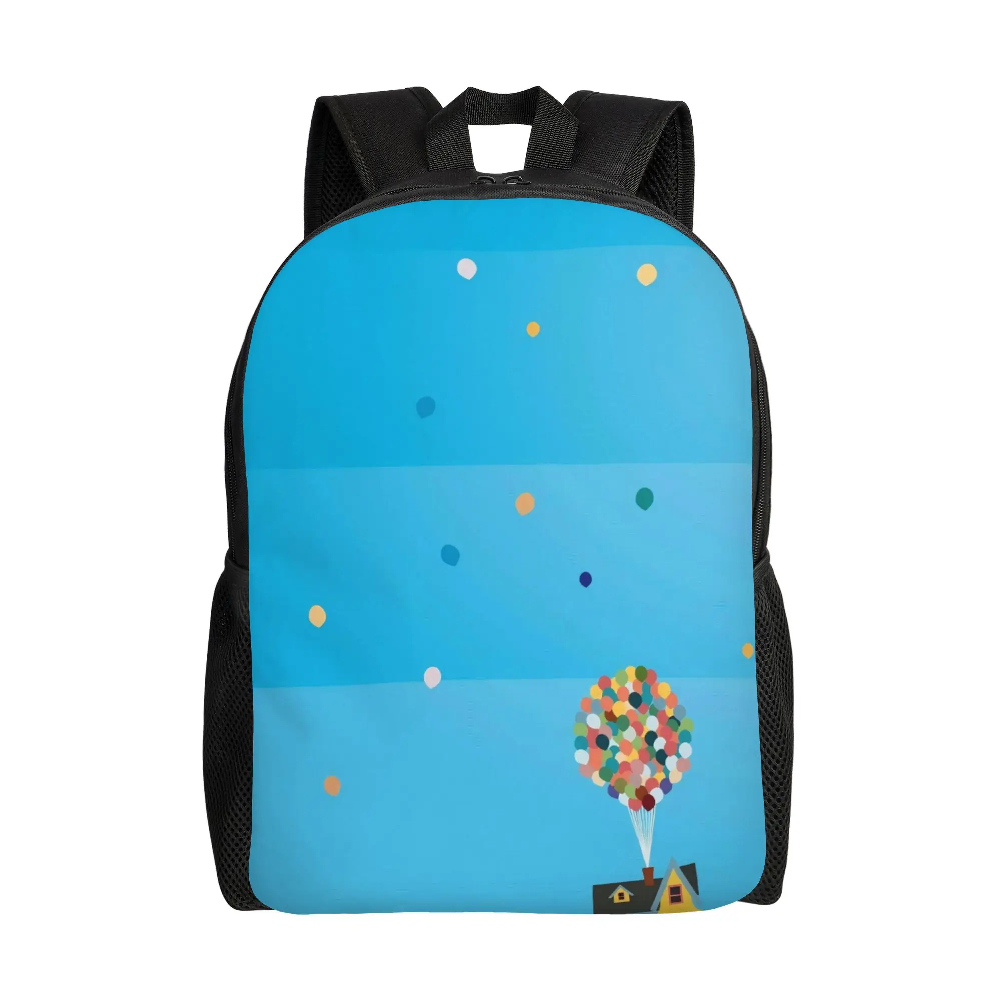 Walt Cartoon College Bag Back to school season Up House with Balloons Solid Backpack
Walt Cartoon College Bag Back to school season Up House with Balloons Solid Backpack