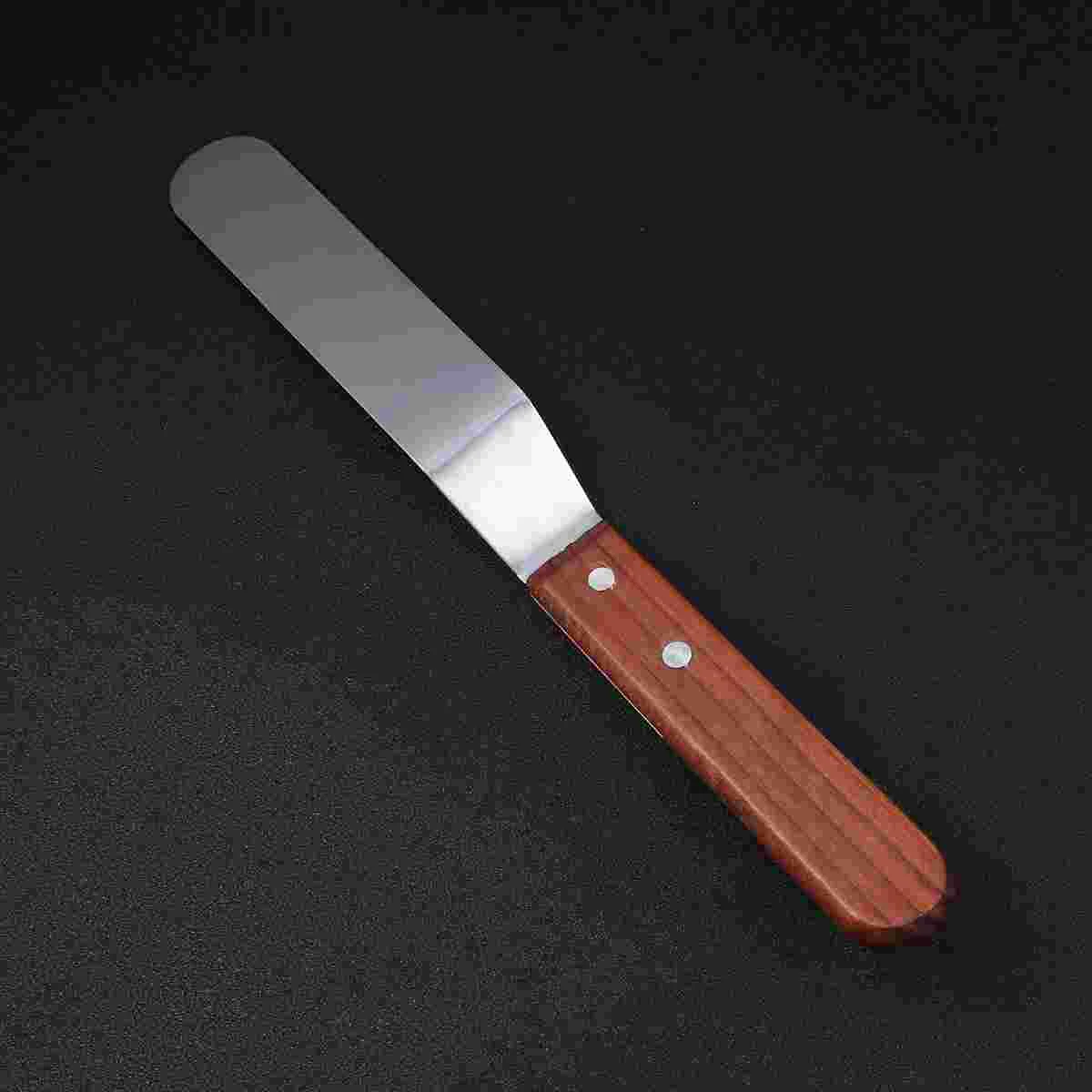 6 Inch Pistachio Butter Ore Icing Spatula and Smoother Cutting Machine Wooden for Cream
6 Inch Pistachio Butter Ore Icing Spatula and Smoother Cutting Machine Wooden for Cream