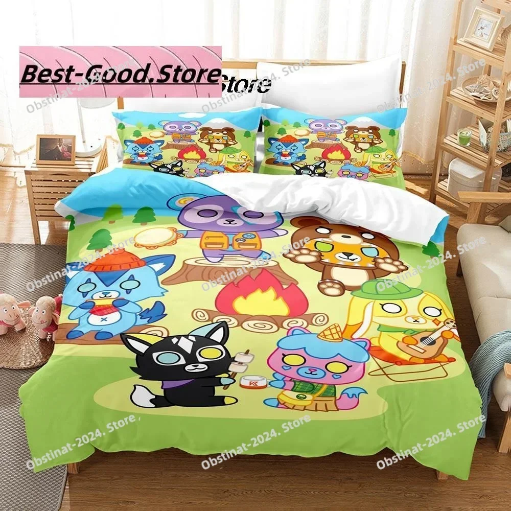 New itsfunneh krew teddies Bedding Set Printed single Comforter Quilt Bed Cover Duvet Cover Pillow Case 3 Pieces Kids Adult Size
New itsfunneh krew teddies Bedding Set Printed single Comforter Quilt Bed Cover Duvet Cover Pillow Case 3 Pieces Kids Adult Size