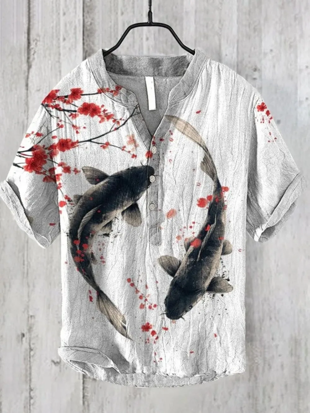 3D Digital Print Casual T-Shirt for Men Fashion Urban Polyester Short Sleeve V-Neck Shirt Daily Wear Comfortable Fit T-Shirt
3D Digital Print Casual T-Shirt for Men Fashion Urban Polyester Short Sleeve V-Neck Shirt Daily Wear Comfortable Fit T-Shirt