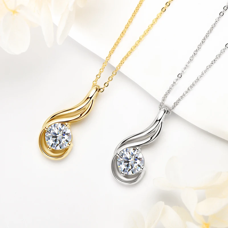AINUOSHI 925 Sterling Silver Necklace 8mm Round Moissanite Pendant Necklace Exquisite Luxury Necklaces For women Jewelry Gift
AINUOSHI 925 Sterling Silver Necklace 8mm Round Moissanite Pendant Necklace Exquisite Luxury Necklaces For women Jewelry Gift