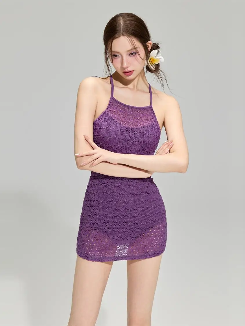 Loka Art White Purple Hollow out Back Swimsuit Beach Thermal Vacation Women's Casual Style Fixed Chest Pad No Sleeve
Loka Art White Purple Hollow out Back Swimsuit Beach Thermal Vacation Women's Casual Style Fixed Chest Pad No Sleeve