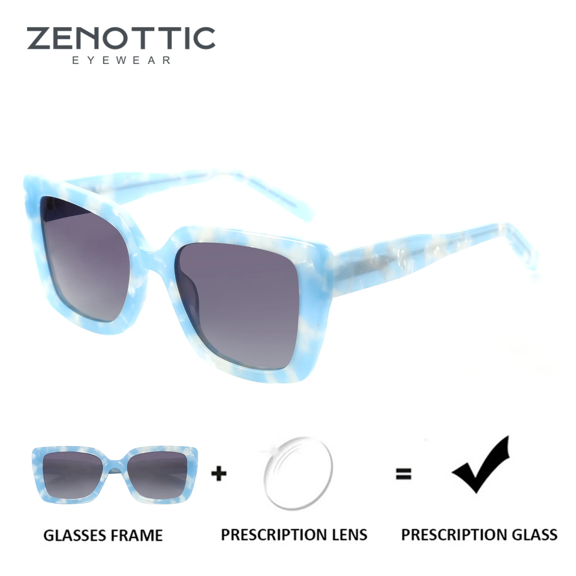 Солнцезащитные очки ZENOTTIC женские квадратные, модные Поляризационные солнечные аксессуары ручной работы, из ацетата, в форме бабочки, при близорукости
Солнцезащитные очки ZENOTTIC женские квадратные, модные Поляризационные солнечные аксессуары ручной работы, из ацетата, в форме бабочки, при близорукости