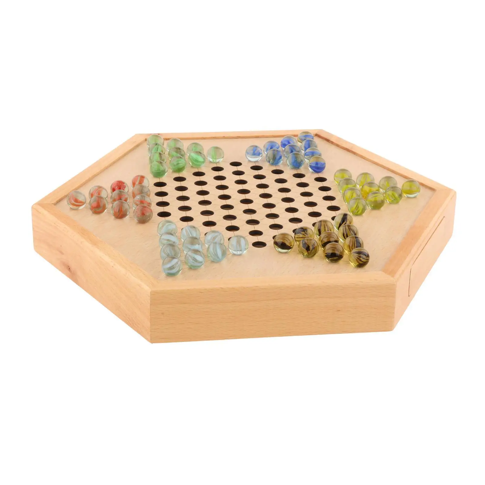 Chinese Checkers Set, Wooden 60pcs Multicolor Marbles, Family Kids & Adults Table Games
Chinese Checkers Set, Wooden 60pcs Multicolor Marbles, Family Kids & Adults Table Games