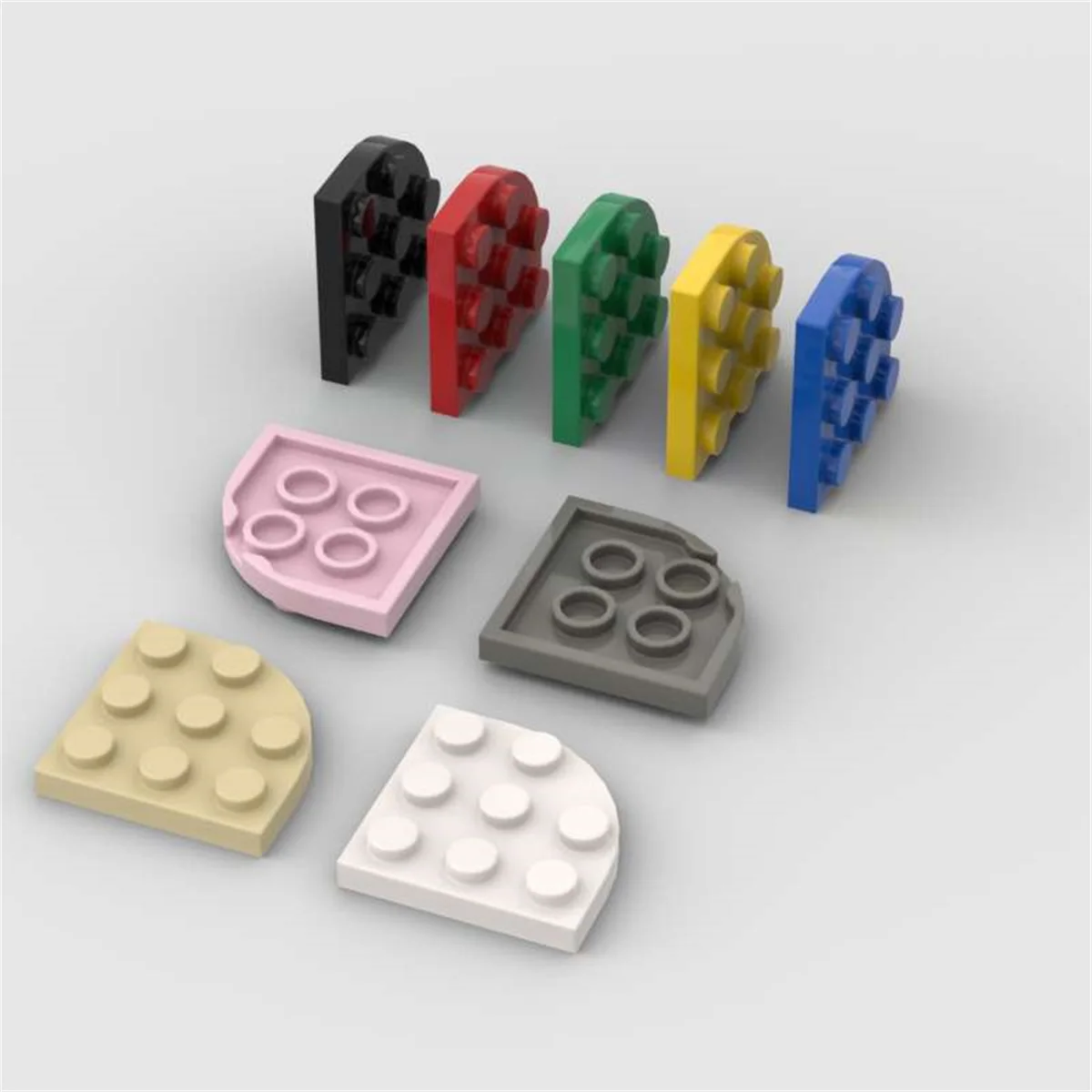 10PCS Puzzle Particle 30357 Round Corner 3x3 Building Blocks Kit High-Tech Plate Bricks DIY Toys Children Gift
10PCS Puzzle Particle 30357 Round Corner 3x3 Building Blocks Kit High-Tech Plate Bricks DIY Toys Children Gift
