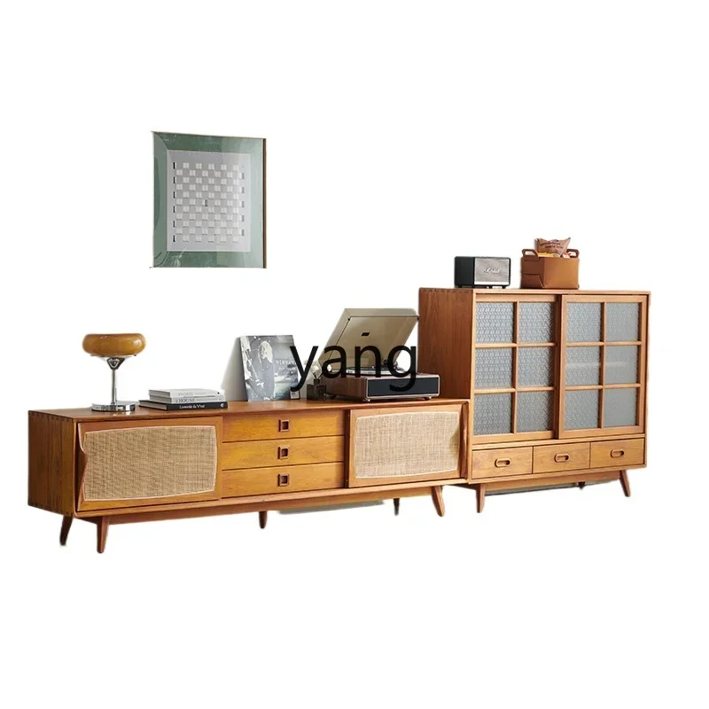 LTT TV cabinet solid wood retro wind floor cabinet rattan living room bedroom floor
LTT TV cabinet solid wood retro wind floor cabinet rattan living room bedroom floor