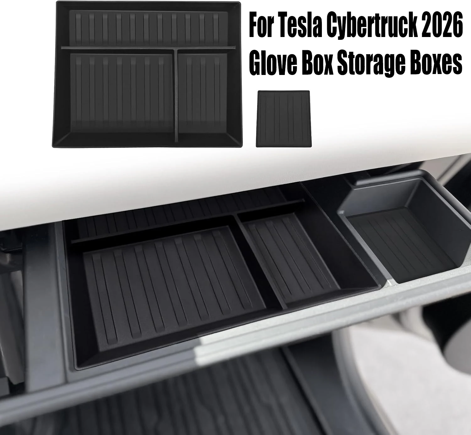Glove Box Storage Boxes for Tesla Cybertruck 2026 Pickup Truck Tray Organizer Case Container Plates TPE Interior Car Accessories
Glove Box Storage Boxes for Tesla Cybertruck 2026 Pickup Truck Tray Organizer Case Container Plates TPE Interior Car Accessories