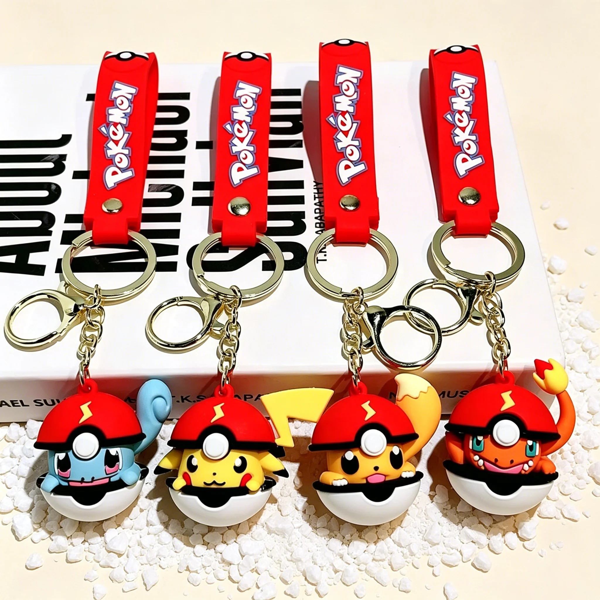 Anime Pokemon Pikachu Pokeball Keychain Cute Cartoon Hanging Decor Backpack Fashion Accessories Collectible Gift For Lovers
Anime Pokemon Pikachu Pokeball Keychain Cute Cartoon Hanging Decor Backpack Fashion Accessories Collectible Gift For Lovers