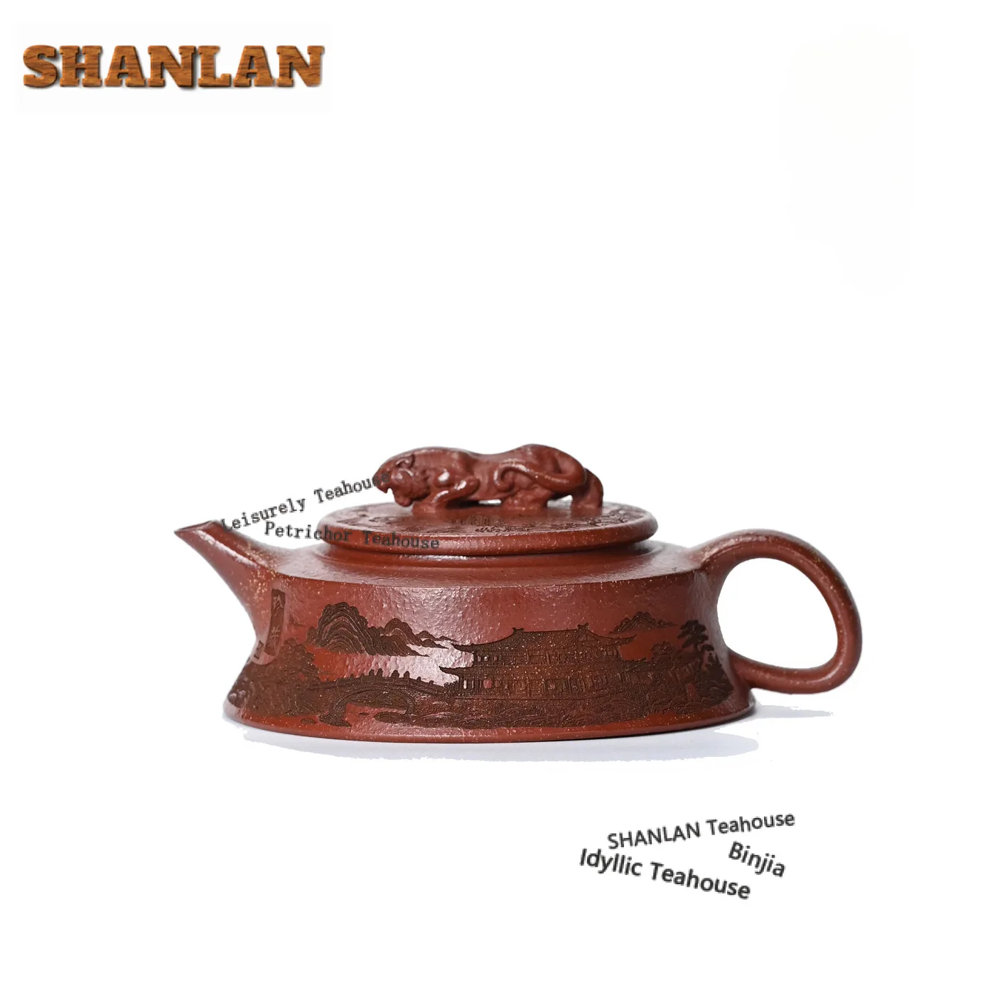 Чайник из исинской фиолетовой глины 150 мл, ручной работы, с рисунком тигра и дракона, из необработанной красной глины, чайный набор из зиши для чаепитий
Чайник из исинской фиолетовой глины 150 мл, ручной работы, с рисунком тигра и дракона, из необработанной красной глины, чайный набор из зиши для чаепитий