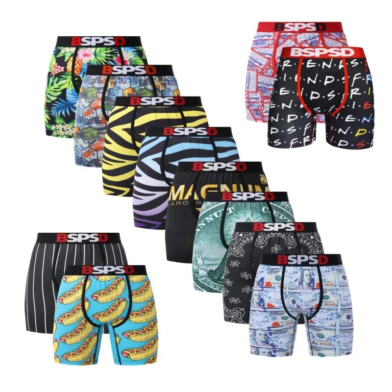 Print Sexy Men Underwear Boxers Breathable Mens Boxershorts Comfortable Men's Panty Underpants Fashion Man Boxers Briefs Trunks
Print Sexy Men Underwear Boxers Breathable Mens Boxershorts Comfortable Men's Panty Underpants Fashion Man Boxers Briefs Trunks