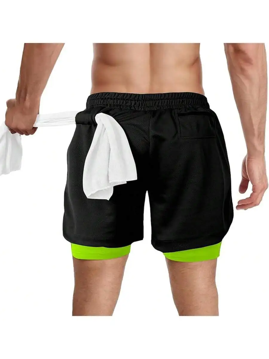Mens 2 In 1 Quick Dry Running Shorts With Pockets
Mens 2 In 1 Quick Dry Running Shorts With Pockets