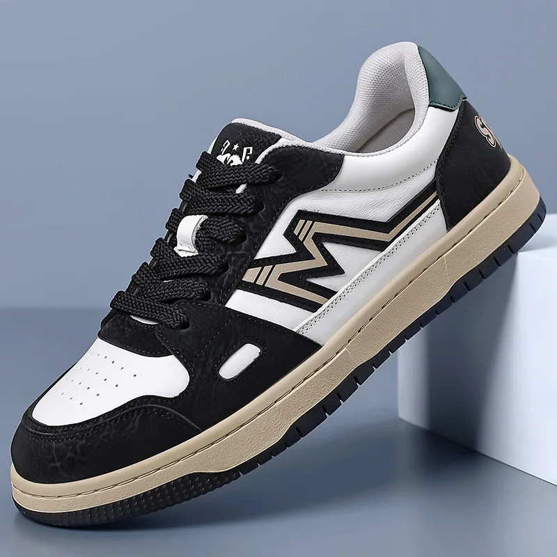 New Designer Cow Leather Board Shoes for Men Spring Autumn Fashion Casual Shoes Male Lace Low Top Sports Shoes Male Sneakers
New Designer Cow Leather Board Shoes for Men Spring Autumn Fashion Casual Shoes Male Lace Low Top Sports Shoes Male Sneakers