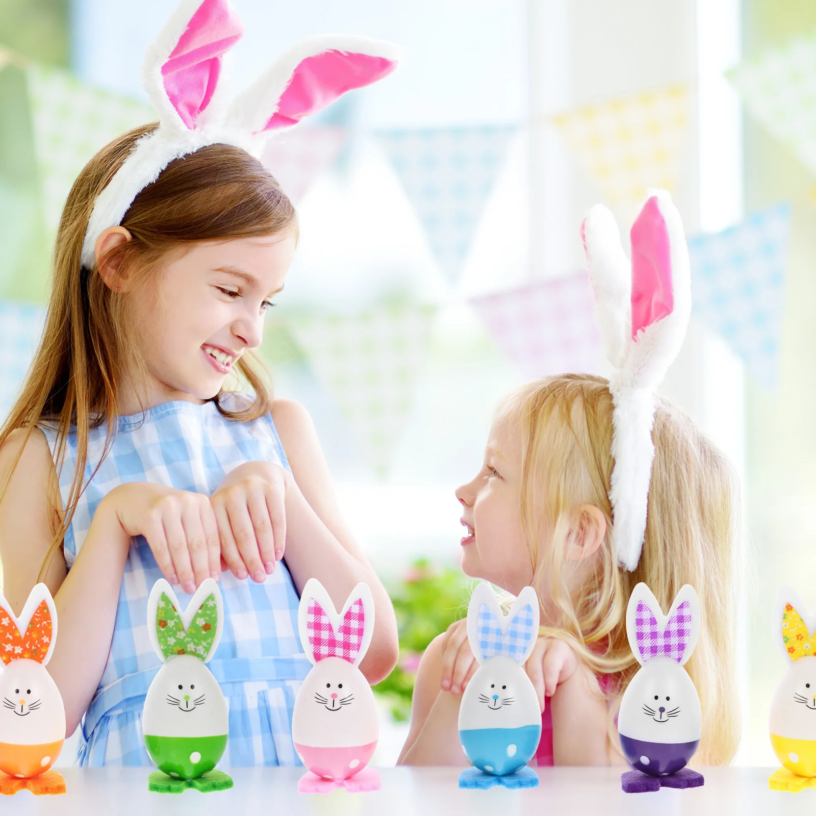 6Pcs Easter Egg Decorations Colorful Bunny Shaped Party Favors for Home Table Centerpiece Decorative Basket Fillers
6Pcs Easter Egg Decorations Colorful Bunny Shaped Party Favors for Home Table Centerpiece Decorative Basket Fillers