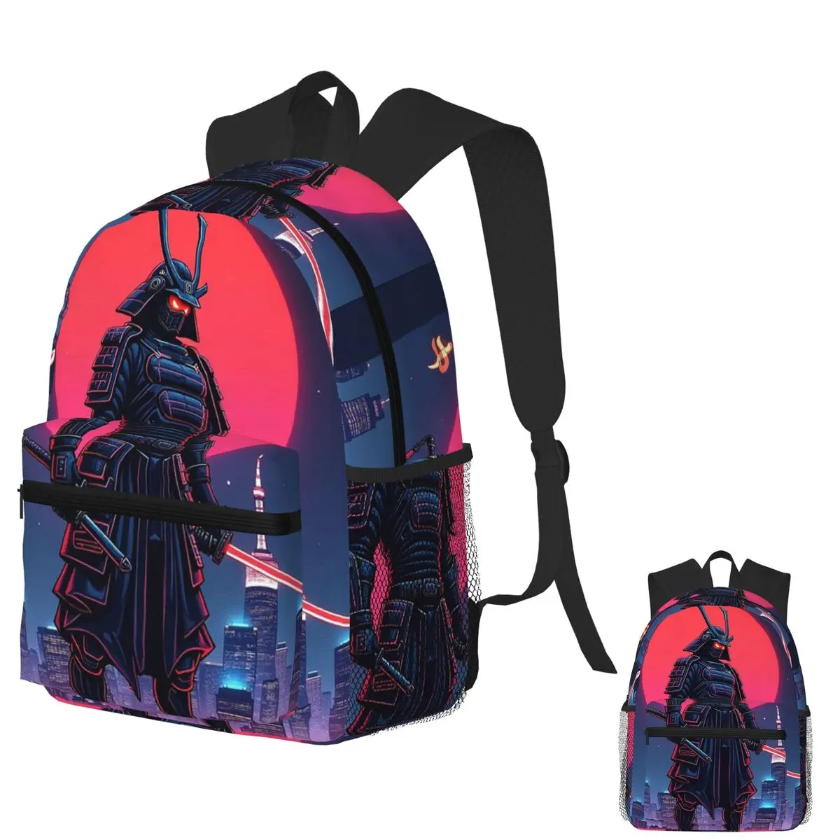 Neon Samurai Cyberpunk Warrior Art Student Backpack School Bag Hiking Travel Daypack for Men Women Bookbag Shoulder Bags 
Neon Samurai Cyberpunk Warrior Art Student Backpack School Bag Hiking Travel Daypack for Men Women Bookbag Shoulder Bags