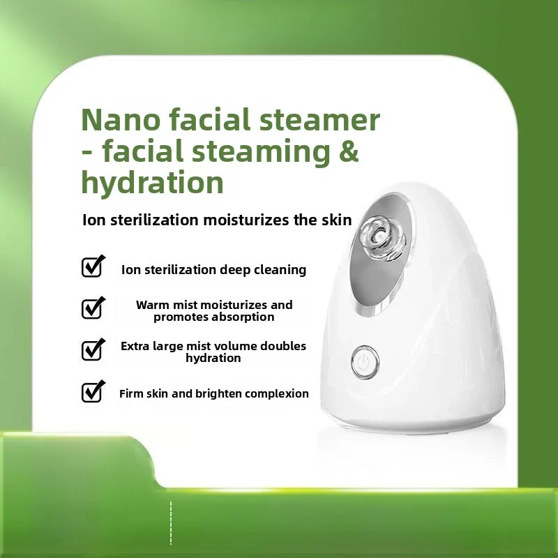Отпариватель для лица с горячим спреем, бытовой увлажняющий отпариватель для лица с открытыми порами, нано-увлажняющий спрей для лица, маска, нагревательный инструмент для красоты
Отпариватель для лица с горячим спреем, бытовой увлажняющий отпариватель для лица с открытыми порами, нано-увлажняющий спрей для лица, маска, нагревательный инструмент для красоты